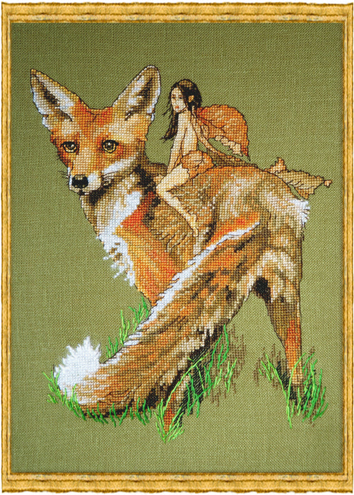 Fox, the Red 108-A049 K Counted Cross Stitch Kit