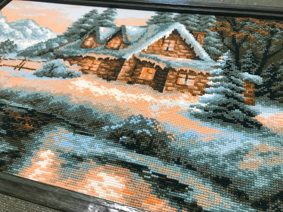 Winter View R1080 Counted Cross Stitch Kit