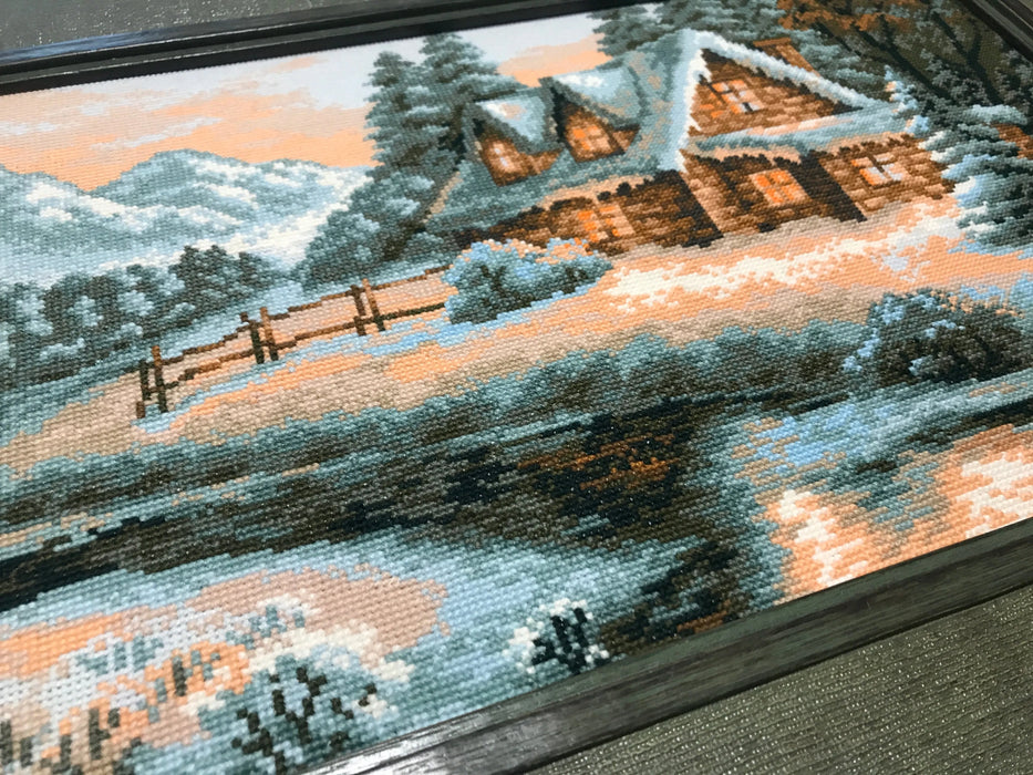 Winter View R1080 Counted Cross Stitch Kit