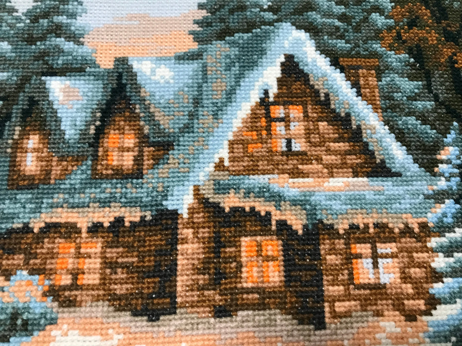 Winter View R1080 Counted Cross Stitch Kit