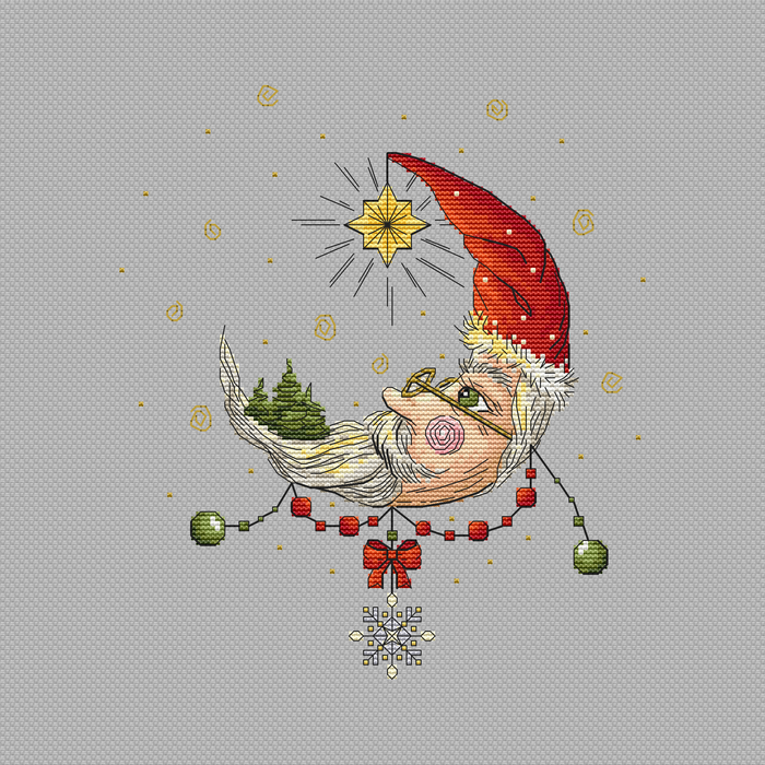 Christmas Star - PDF Cross Stitch Pattern