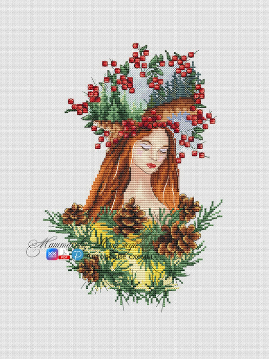 Russian open spaces - PDF Cross Stitch Pattern