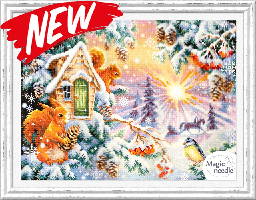 Winter Morning 110-700 Counted Cross-Stitch Kit