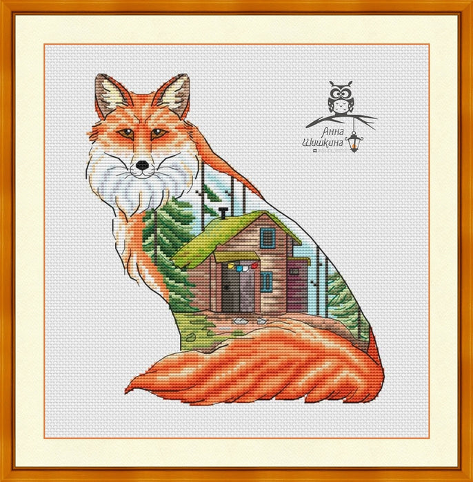 Red fox - PDF Cross Stitch Pattern