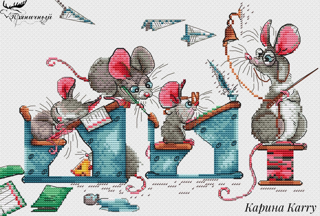 The Mouse Fuss - PDF Cross Stitch Pattern