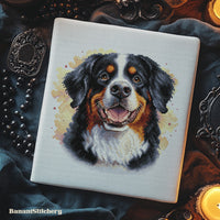 Bernese Mountain Dog - PDF Cross Stitch Pattern