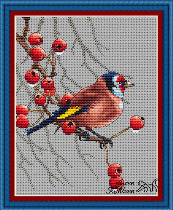 Goldfinch - PDF Cross Stitch Pattern