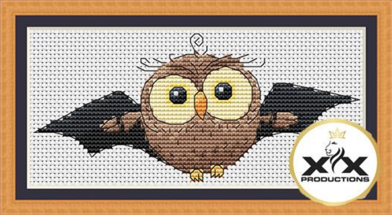 Bat-owl - PDF Cross Stitch Pattern