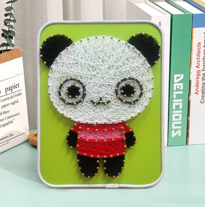 Panda String Art Kit with Stand. Simple Decorative DIY String Art Craft Kit M1-2 DHBC26372