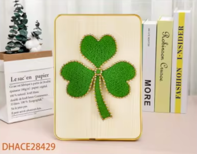 Leaf String Art Kit with Stand. Simple Decorative DIY String Art Craft Kit M1-3 DHACE28429