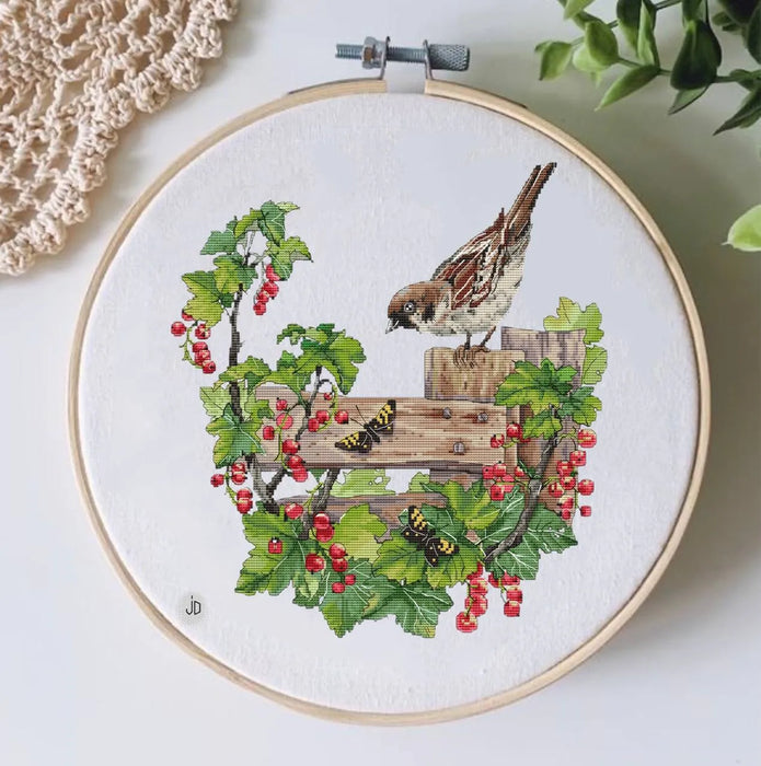 Fence. Currants - PDF Cross Stitch Pattern