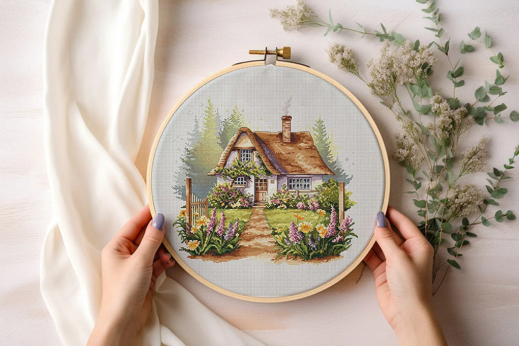 Enchantimg English House & Garden - PDF Cross Stitch Pattern