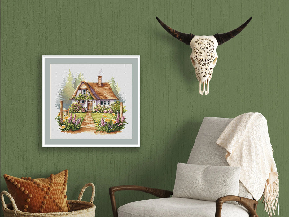 Enchantimg English House & Garden - PDF Cross Stitch Pattern