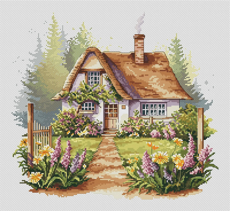 Enchantimg English House & Garden - PDF Cross Stitch Pattern