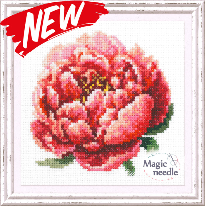 Red Peony 150-009 Counted Cross-Stitch Kit