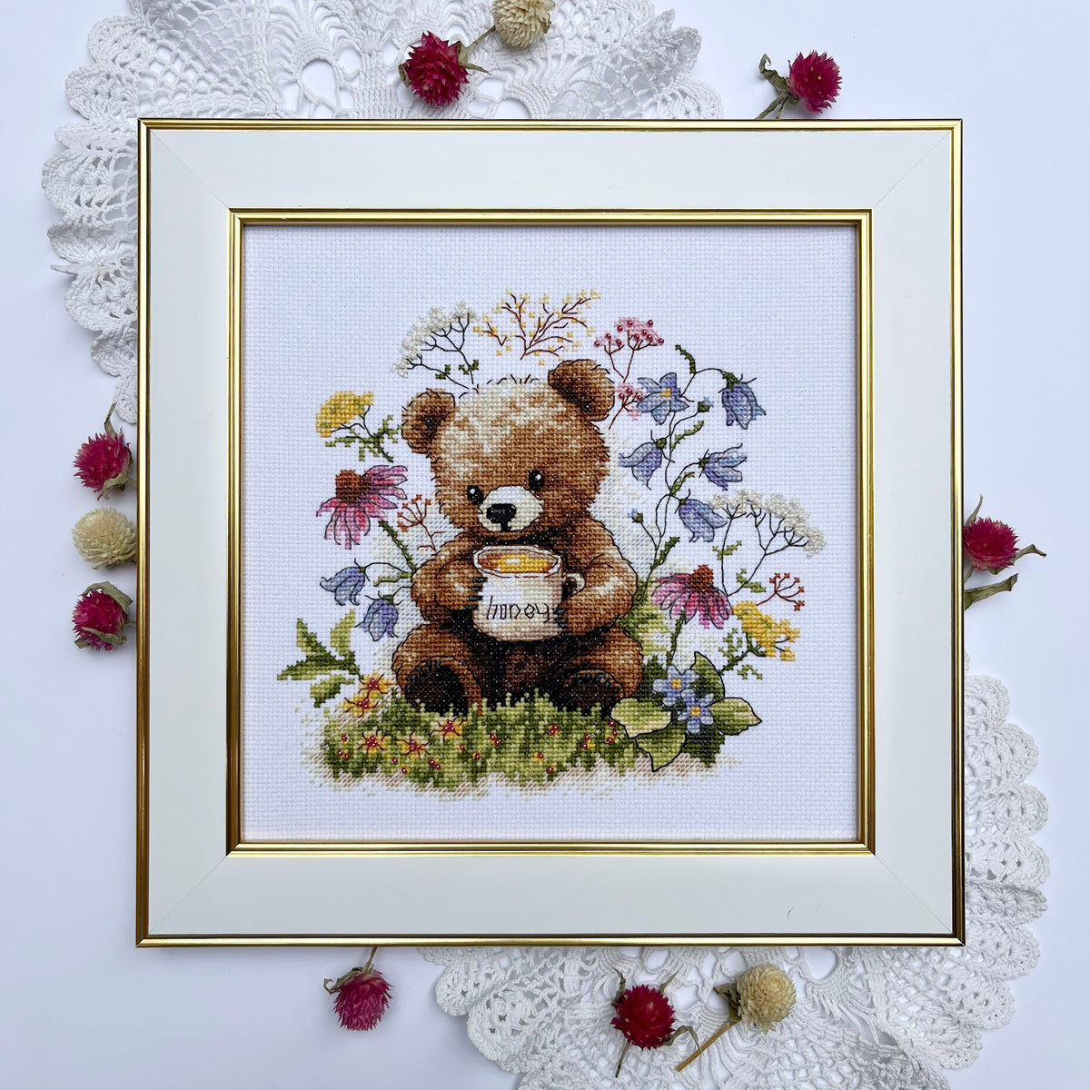 Bear M-0351 cross stitch kit