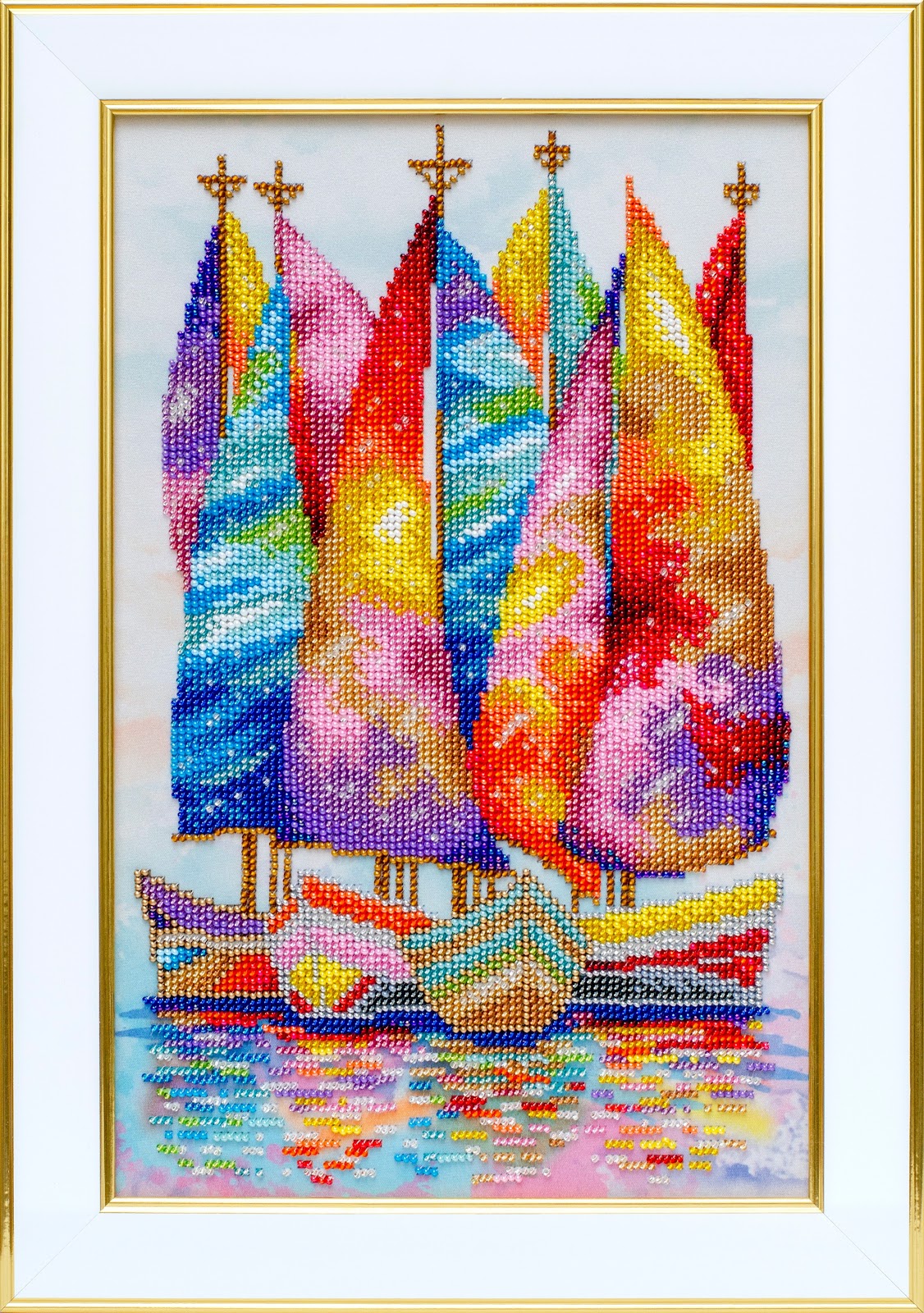 Under the sails of dreams TN-1263 bead embroidery kit - photo 1