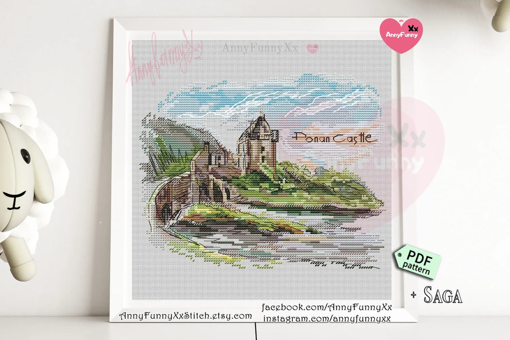 Donan Castle - PDF Cross Stitch Pattern