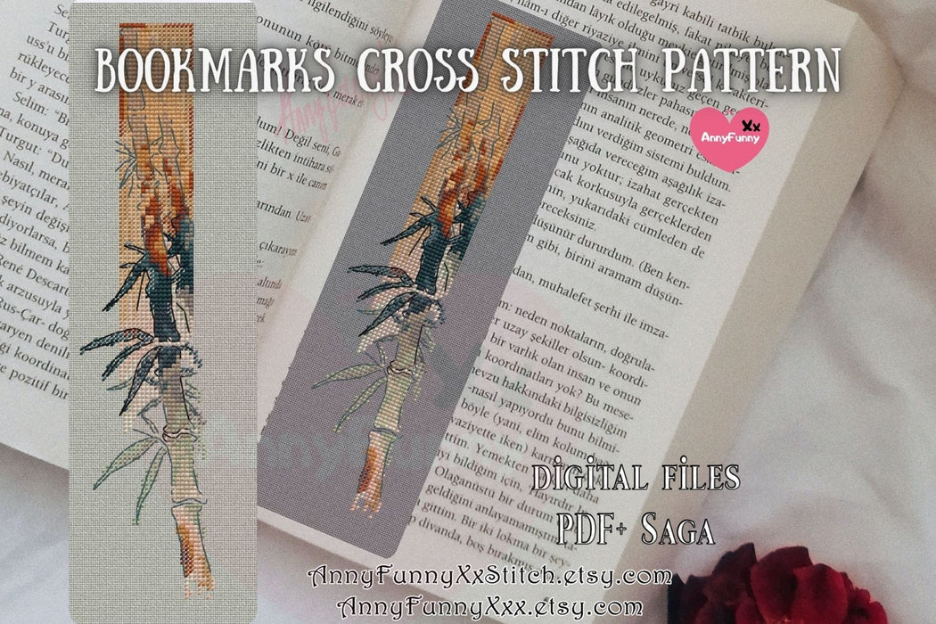 Bamboo - PDF Cross Stitch Pattern