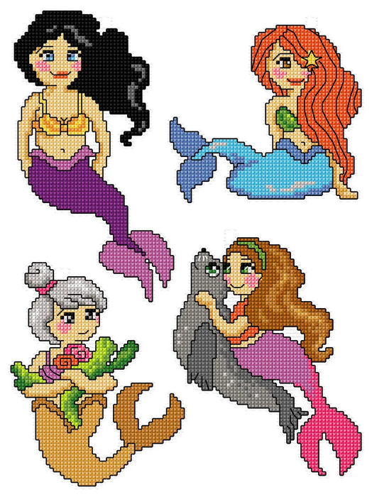 "Mermaids" 171CS Counted Cross-Stitch Kit