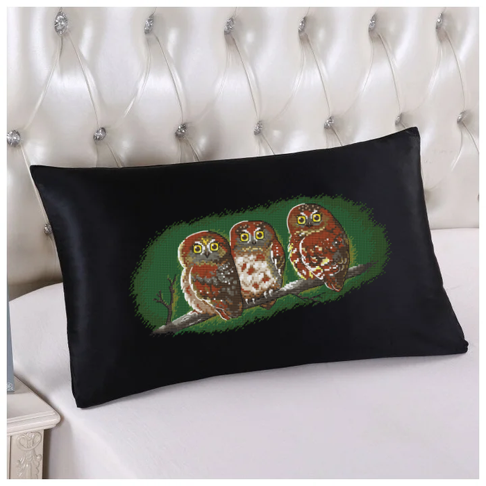 Owl Trio - PDF Cross Stitch Pattern