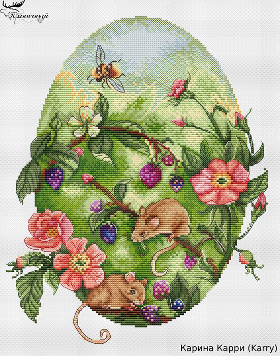 The seasons. Mice - PDF Cross Stitch Pattern