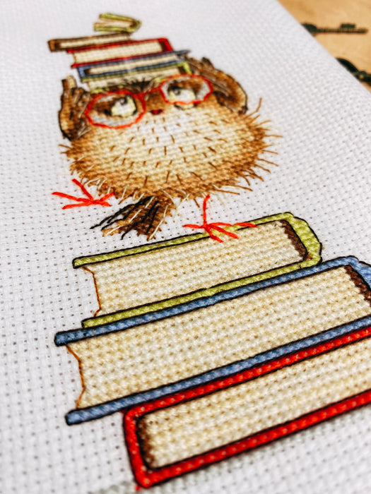 Bird with Books - PDF Cross Stitch Pattern