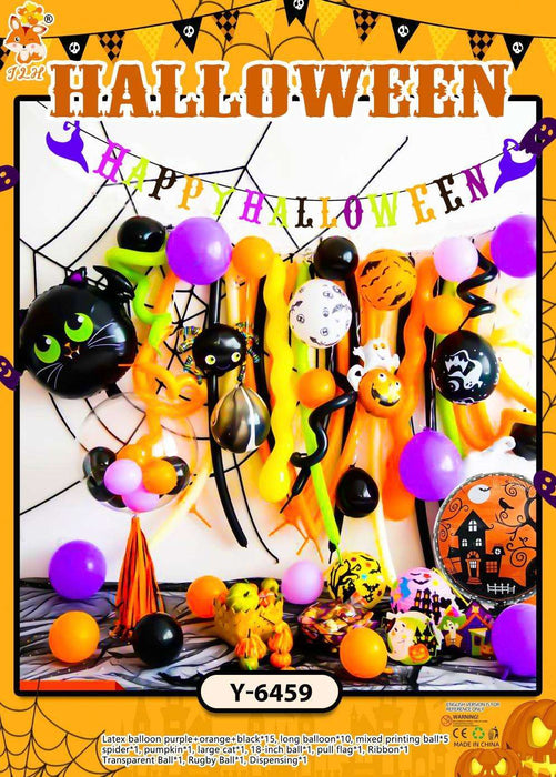 Balloon Arch Set - Feline Frights F07M2-10 Y-6459