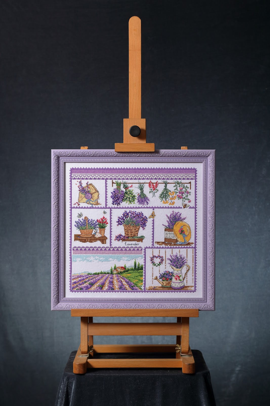 Lavender paradise M-0289 cross stitch kit