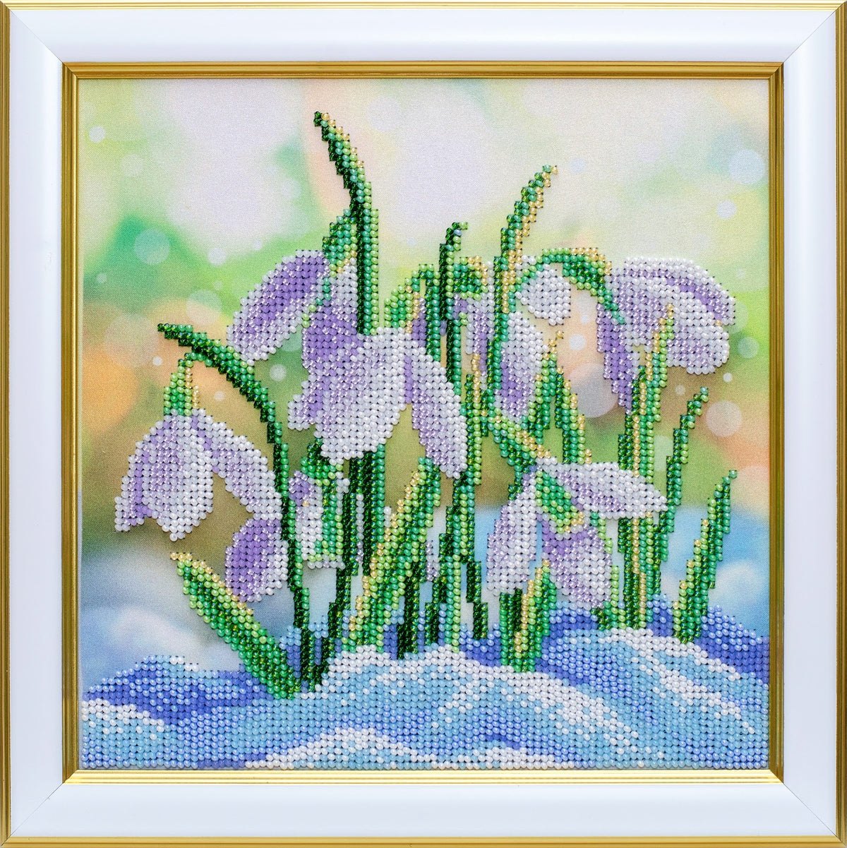 Snowdrops TN-1329 bead embroidery kit