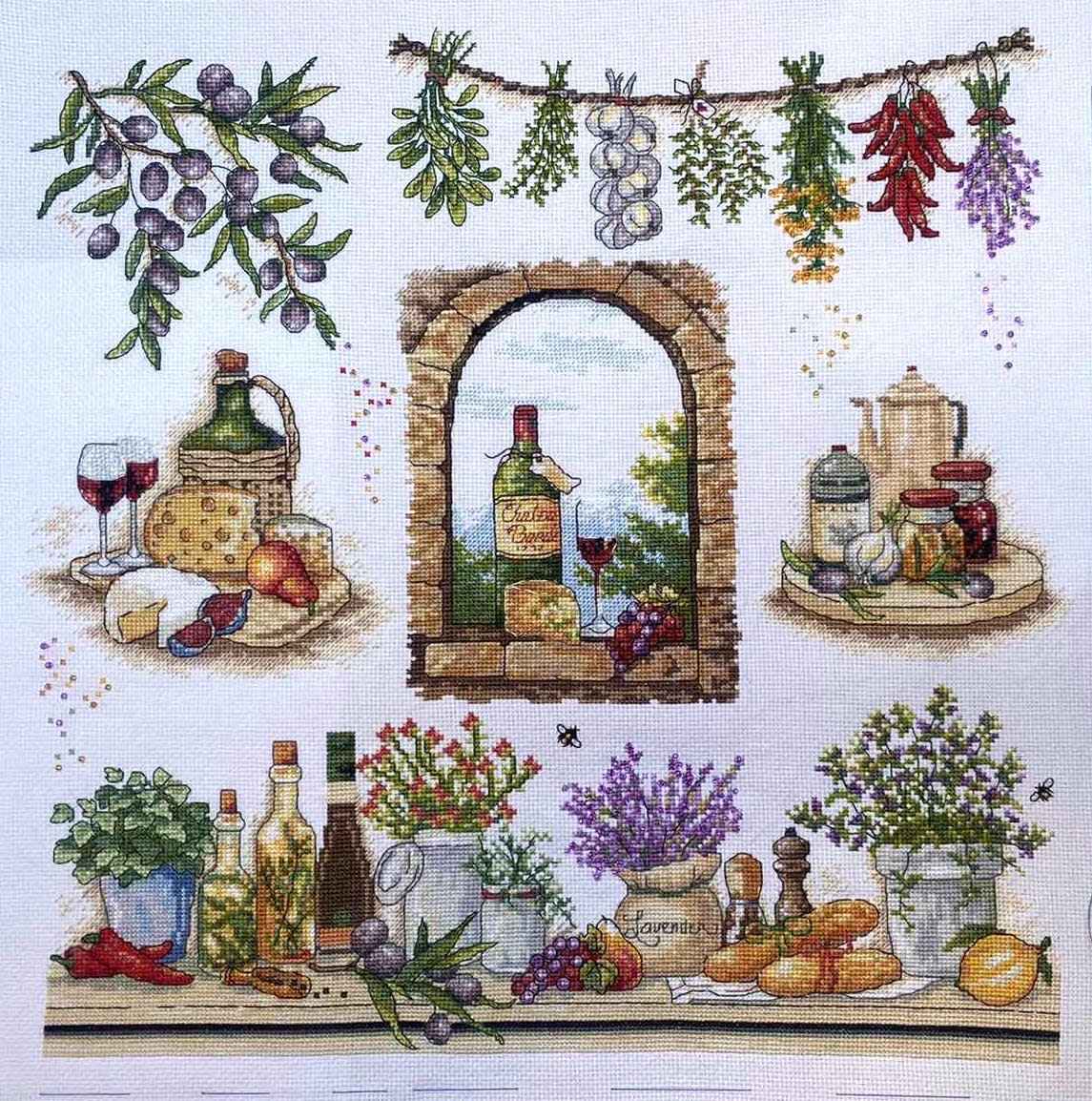 The magic of aromas M-0303 cross stitch kit