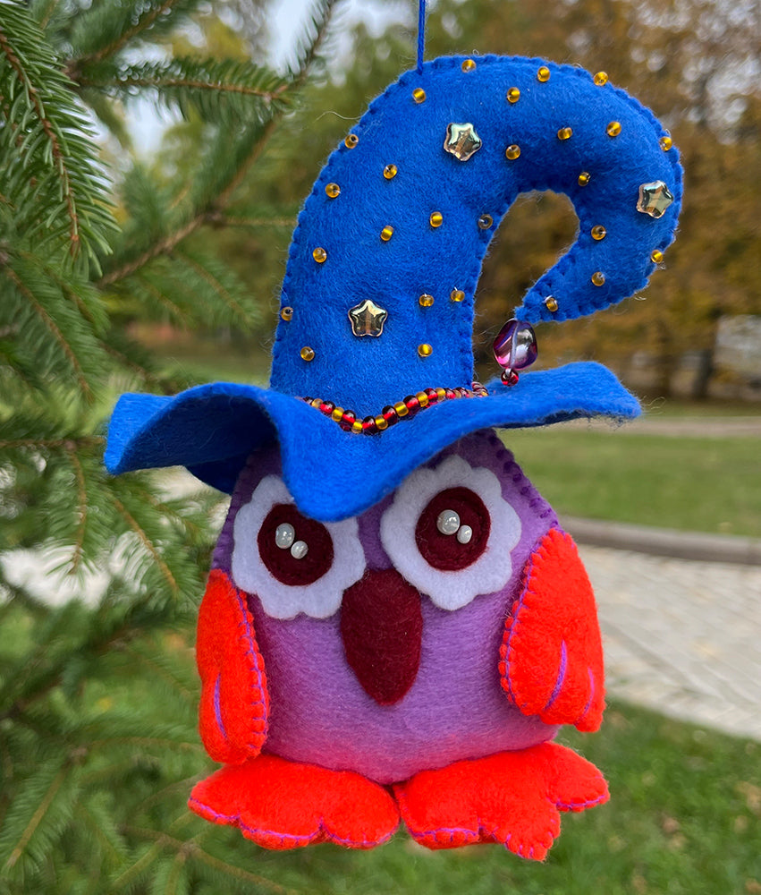 Halloween owl FN-127 DIY felt kit - site photo