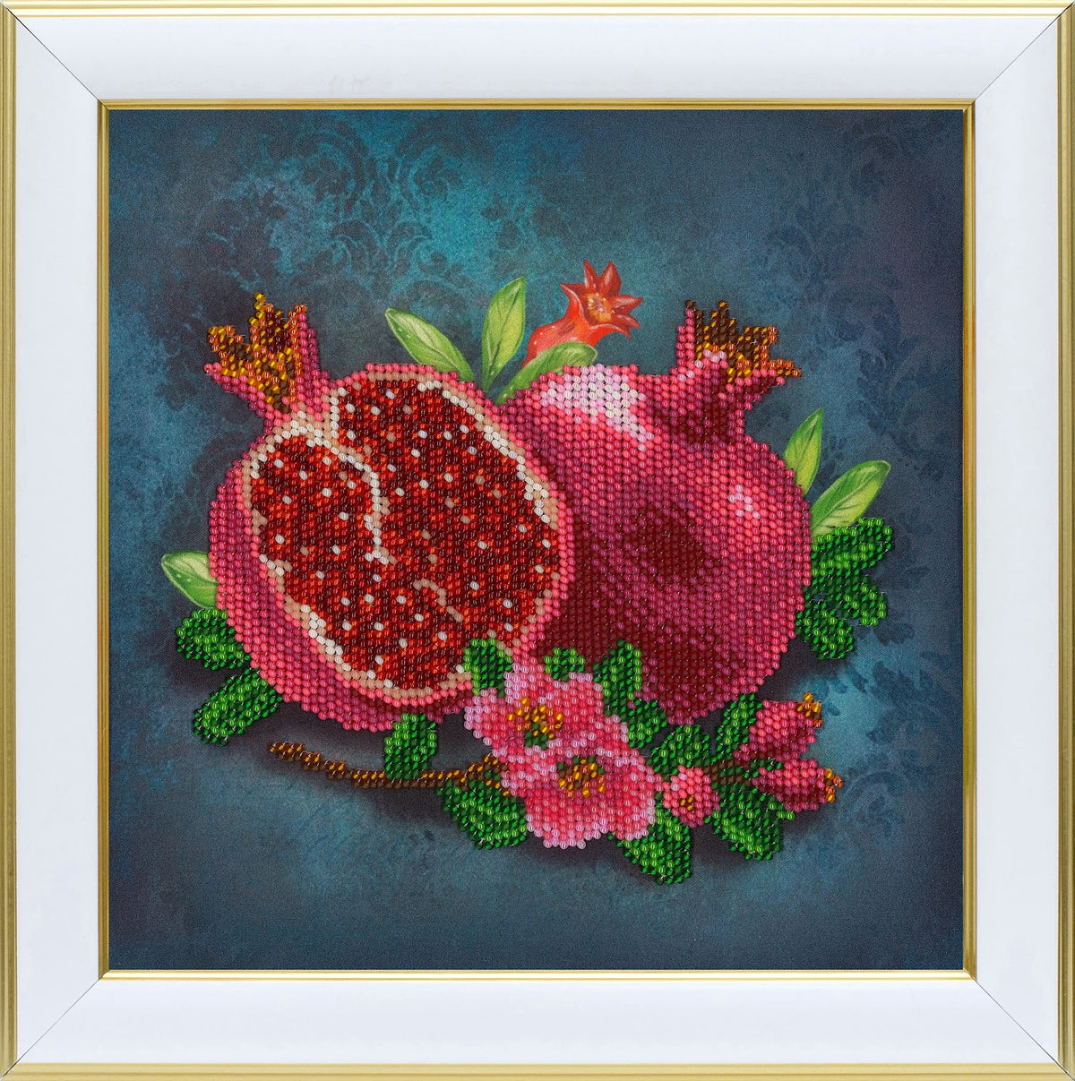 Royal pomegranate TN-1418 bead embroidery kit