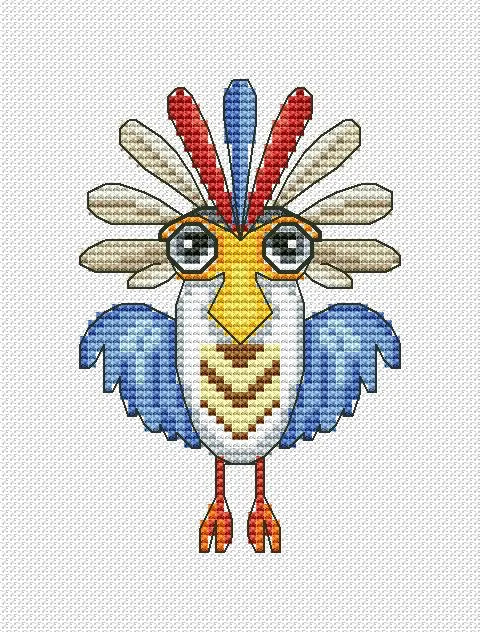 Strange Birds - PDF Cross Stitch Pattern