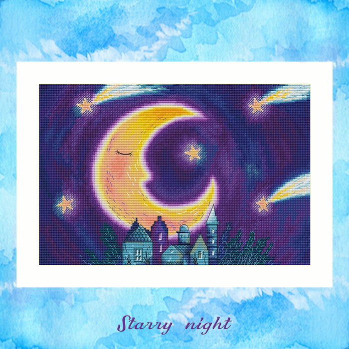 Starlight Night - PDF Cross Stitch Pattern