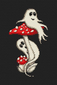 Forest Ghosts - PDF Cross Stitch Pattern