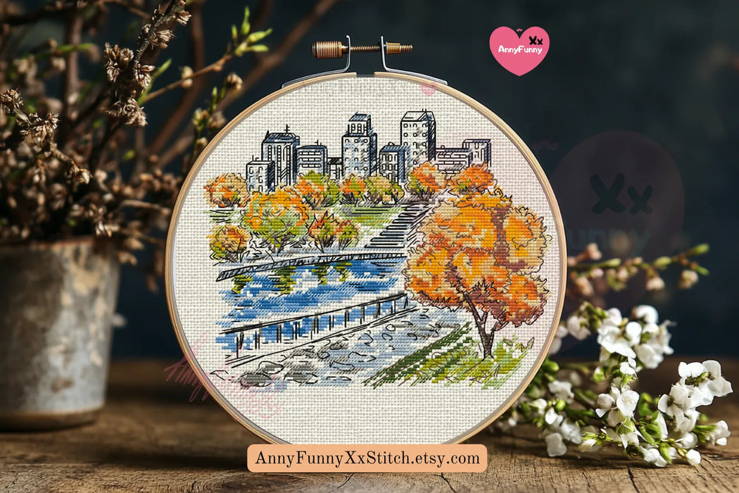 Lyrics of Autumn - PDF Cross Stitch Pattern