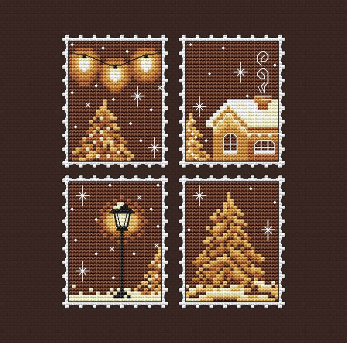 Ginger set - PDF Cross Stitch Pattern