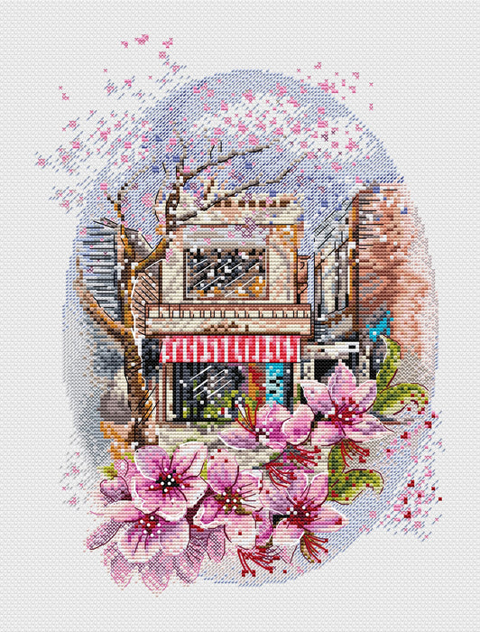 Sakura blossom - PDF Cross Stitch Pattern