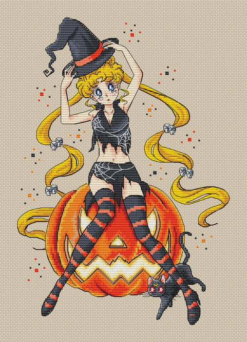 Usagi's Halloween - PDF Cross Stitch Pattern