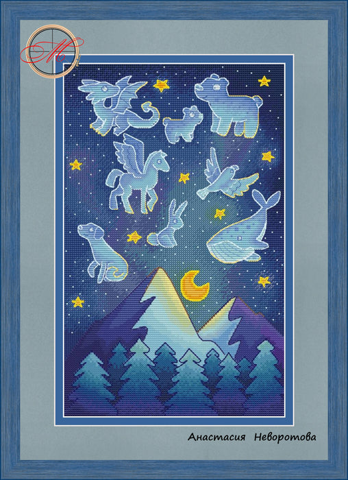 Constellations for kids - PDF Cross Stitch Pattern