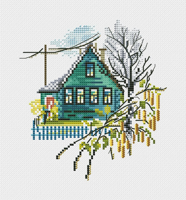 Here's my village - PDF Cross Stitch Pattern