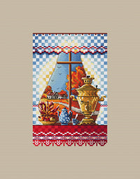 Autumn Tea - PDF Cross Stitch Pattern