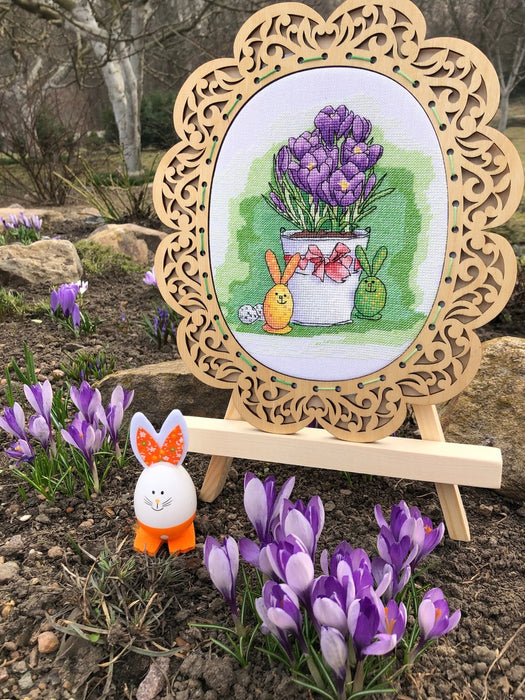 Crocuses for Easter - PDF Cross Stitch Pattern