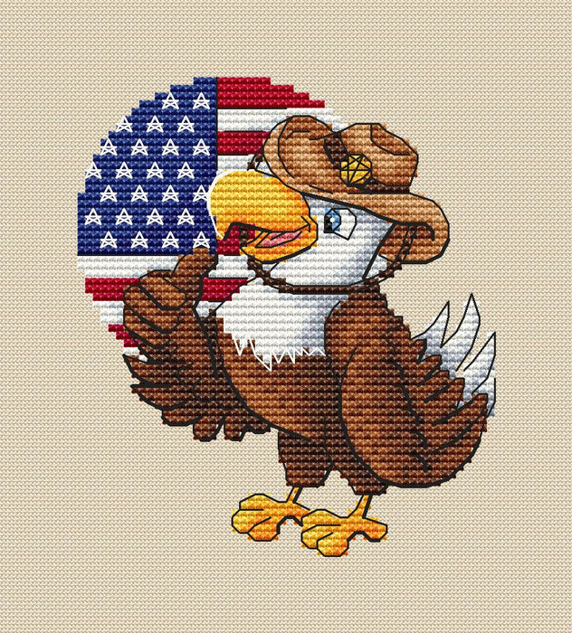 American eagle - PDF Cross Stitch Pattern