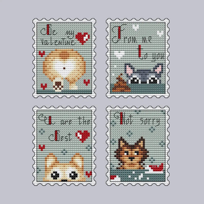 Dogs set - PDF Cross Stitch Pattern