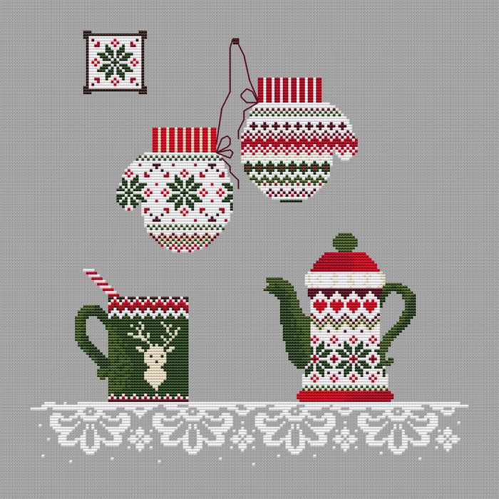 Would you Like Some Tea - PDF Cross Stitch Pattern