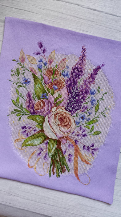 Bouquet of flowers - PDF Cross Stitch Pattern