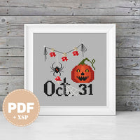 Halloween - PDF Cross Stitch Pattern