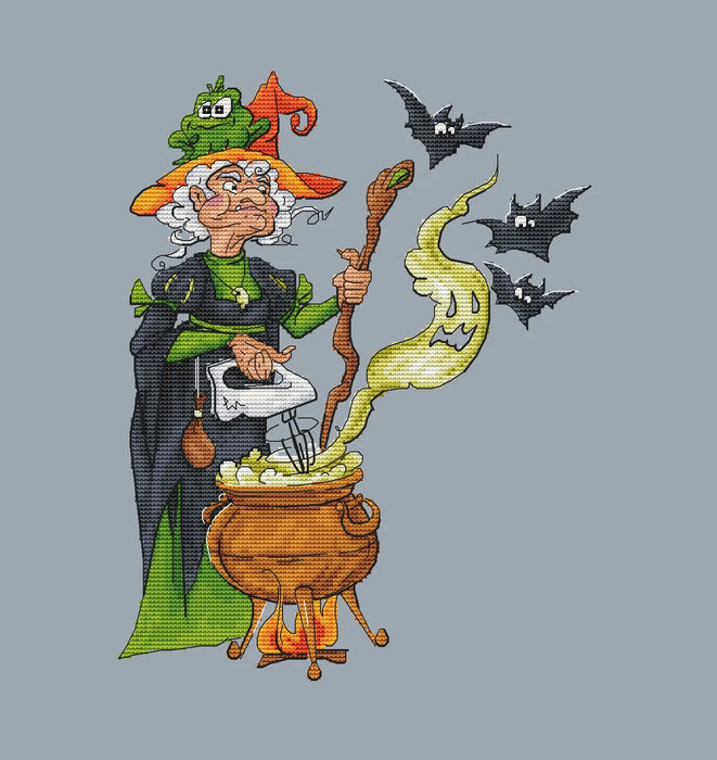 Witch`s potion - PDF Cross Stitch Pattern